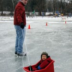 Ice skating