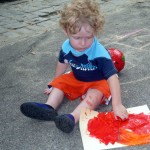 Finger painting