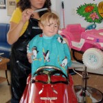 Evan's First Haircut