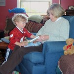 Reading with Grandma