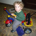 Biking in the hallway