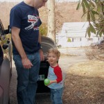 Helping Dad