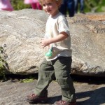 Evan at the Botanical Garden