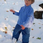 Evan in the snow