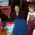 Evan and Wyatt, Christmas 2011