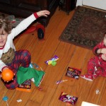 Evan and Wyatt, Christmas 2011