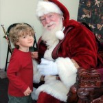 Evan and Santa