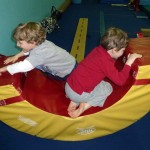 Evan and Ben at Jodi's Gym