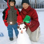 Evan and Auntie Bobbs