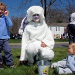 Evan and Wyatt at another egg hunt