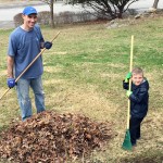 Helping Dad