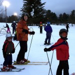 Sunset Skiing