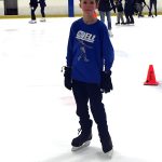 On His Skates