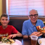 Pizza with Granddad