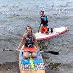 Paddling with Mom